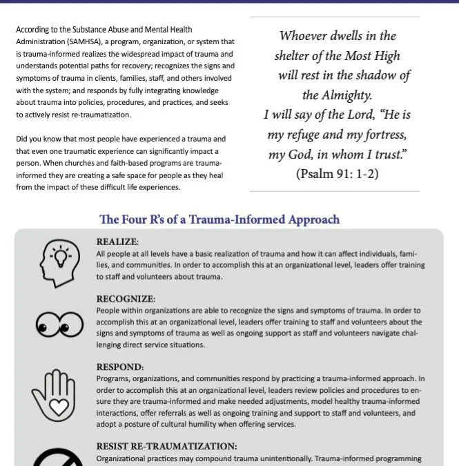 De-escalation & Trauma-Informed Care